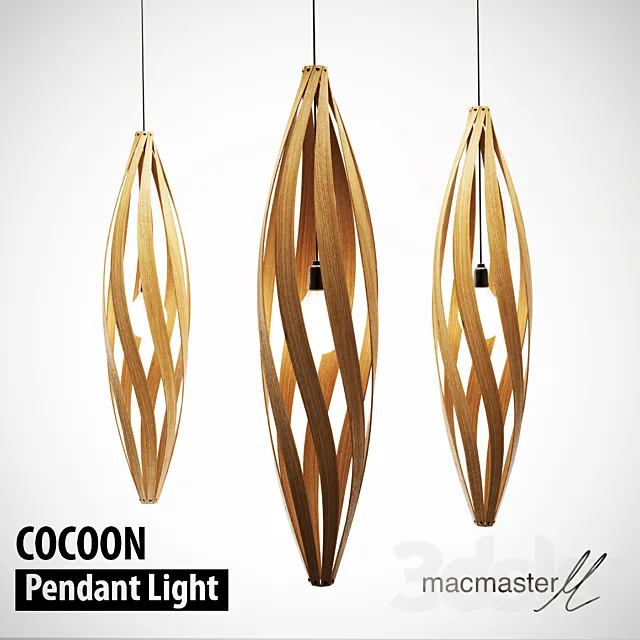MacMaster Cocoon Pendant Light 3D Model