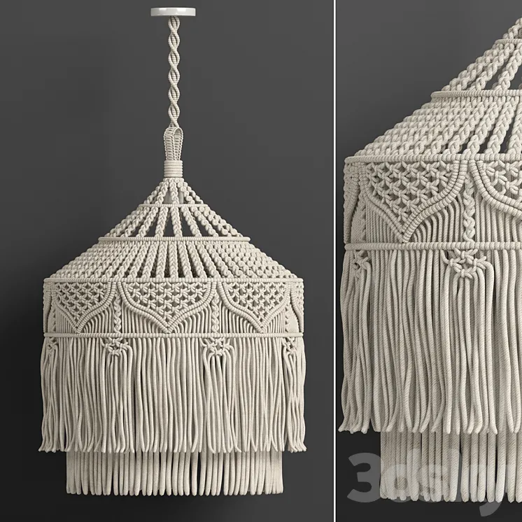macrame chandelier 05 Free Download