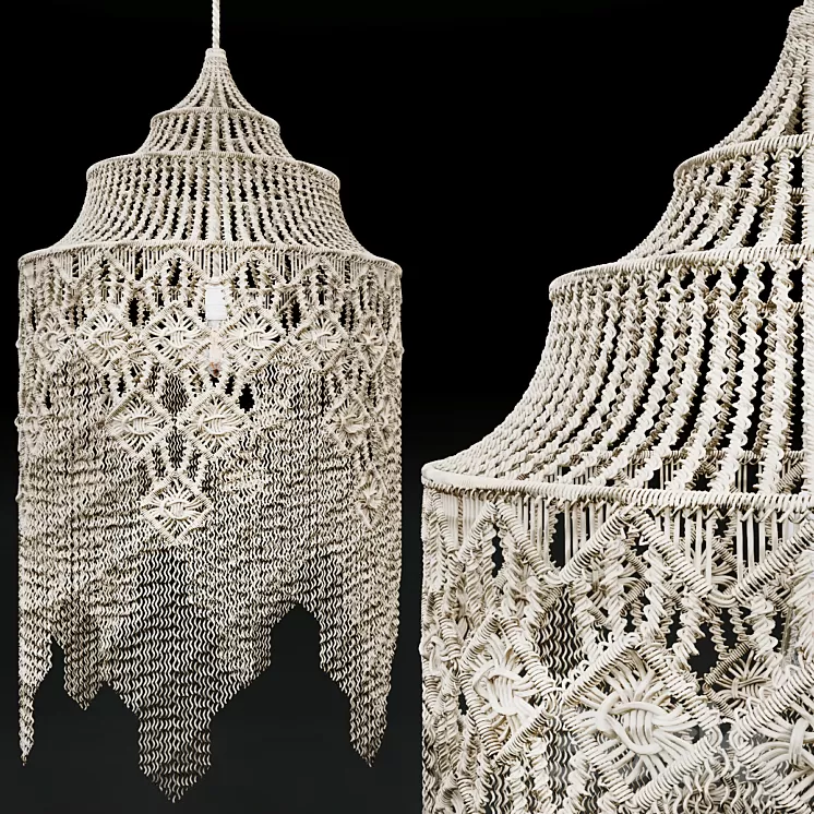 Macrame Chandelier 2