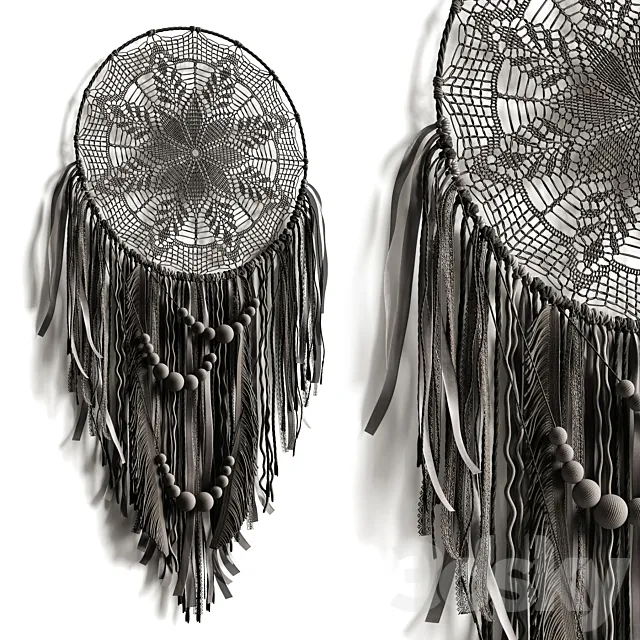 Macrame panel 3D Model