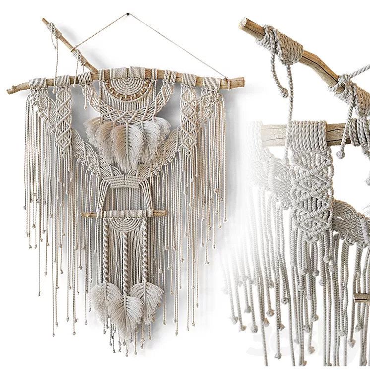 Macrame panels