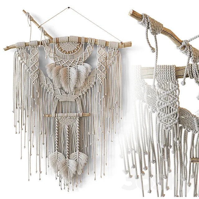 Macrame panels 3DModel