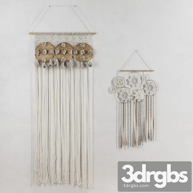 Macrame Set Dream Catcher 2 Models Free Download