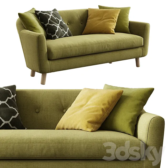 Made _ Lottie (3 Seater Sofa) Free Download