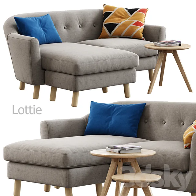 Made _ Lottie (Corner Sofa) 3D Model