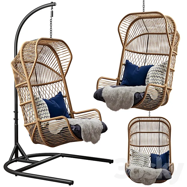 Made _ Lyra Garden (Hanging Chair) 3D Model