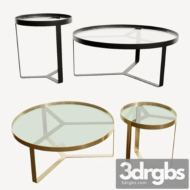 Made aula coffe tables 2 3D Model Free