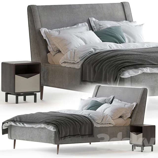 Made Higgs Double Bed 3DModel