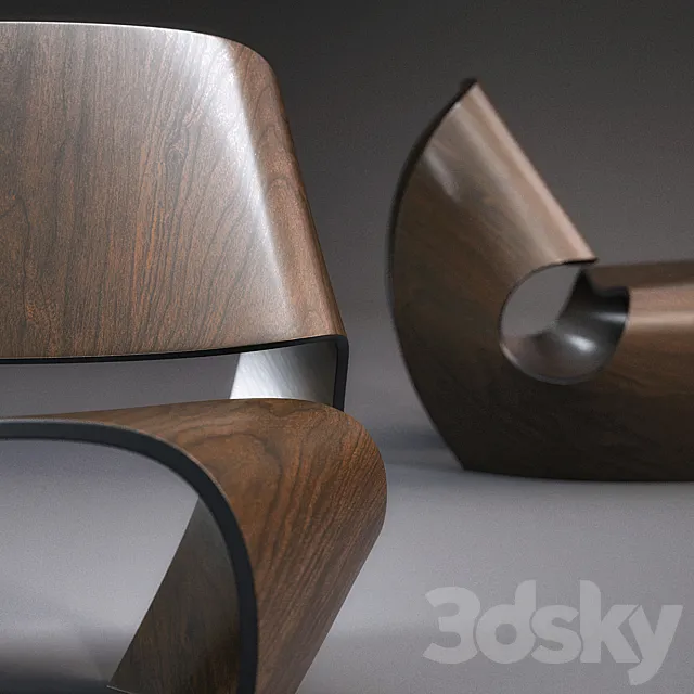 Made In Ratio - Cowrie Chair 3D Model