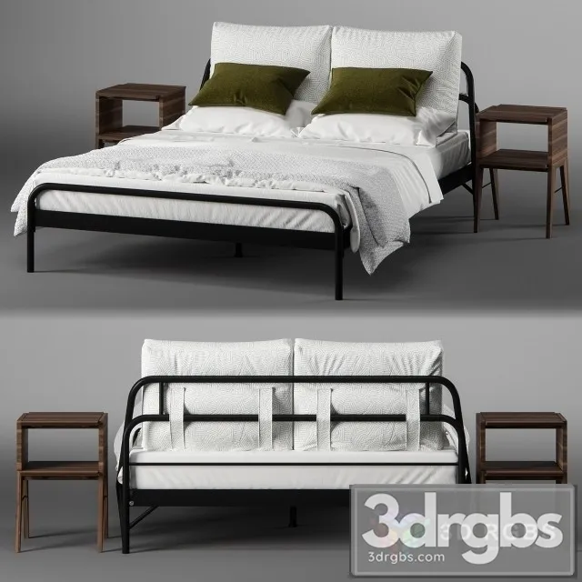 Made Loopa Bed 3D Model Free