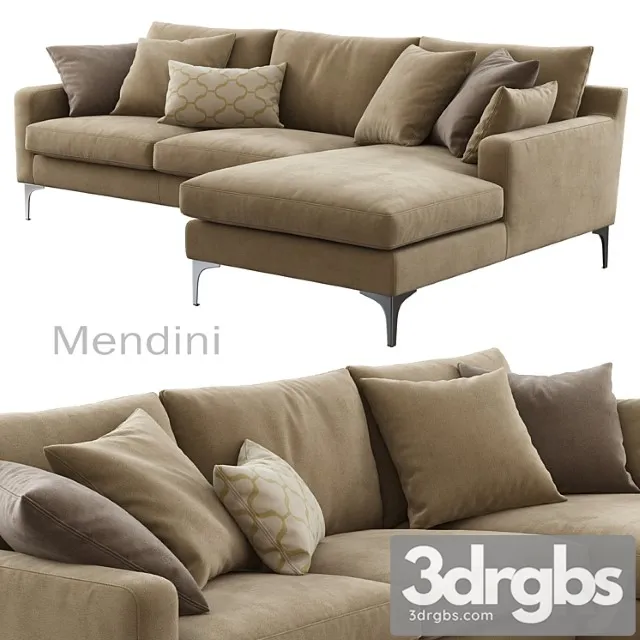Made Mendini Corner Sofa 3D Model Free