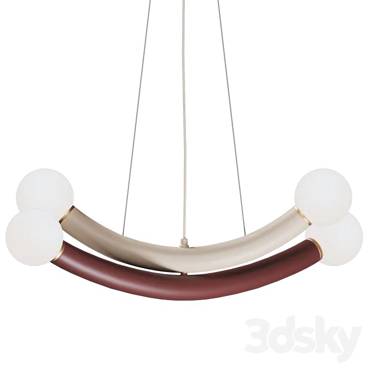 MADE Naila Pendant Ceiling Light 3D Model Free