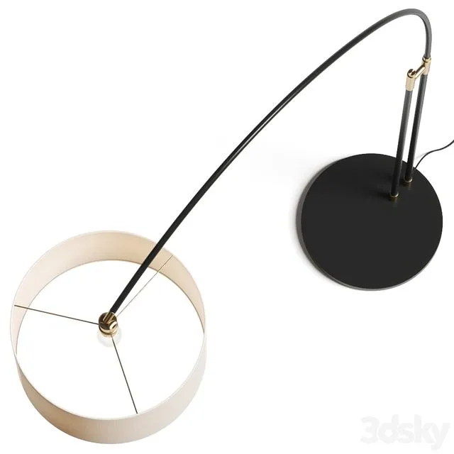 Made Studio Teo Overreach Floor Lamp 3D Model