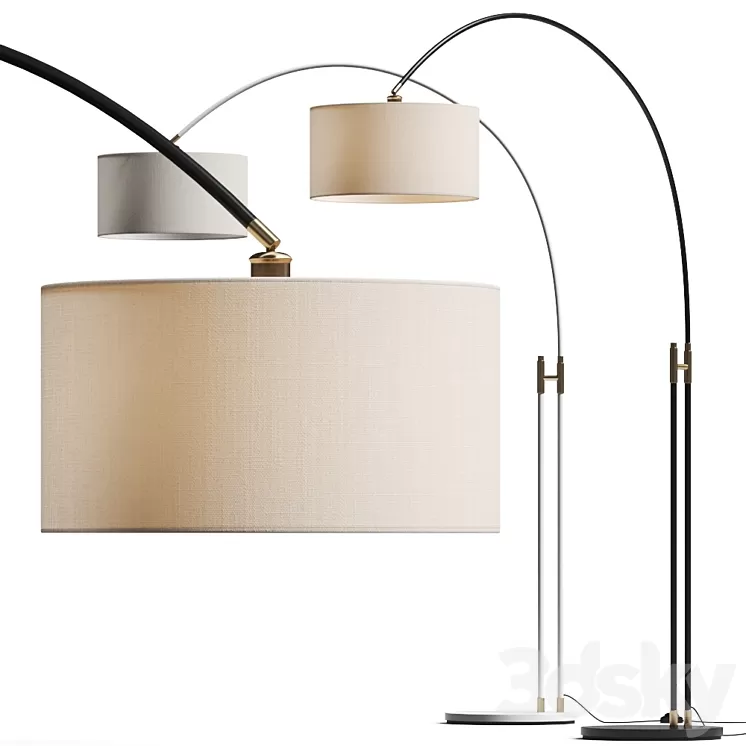 Made Studio Teo Overreach Floor Lamp 3D Model Free