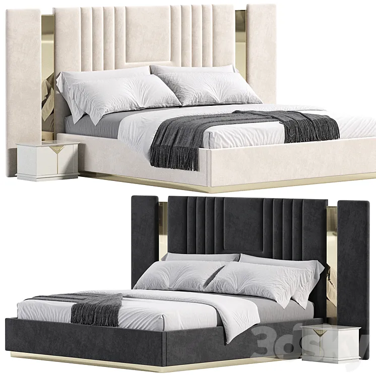 Madeleine Bed 3D Model Free