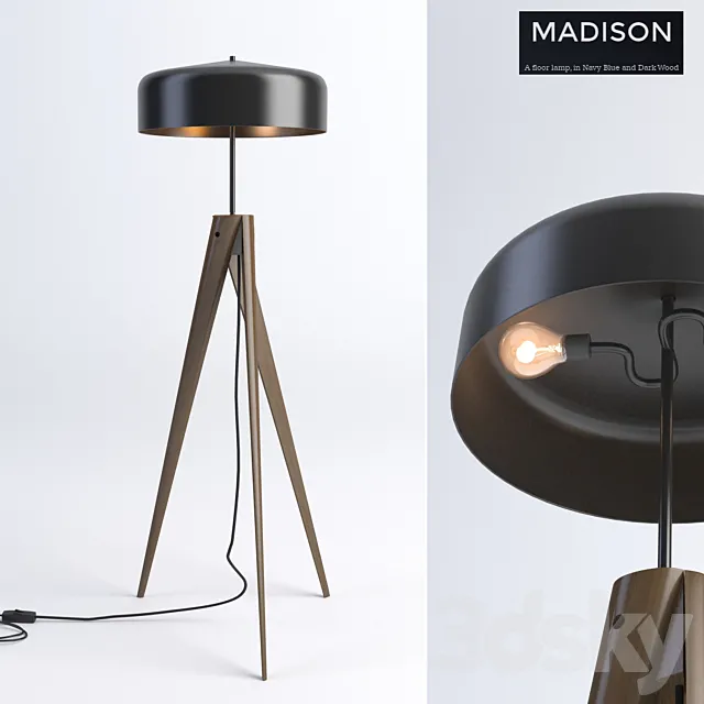 Madison Floor Lamp 3D Model