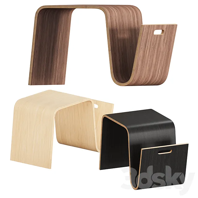 Mag side table by offi 3DModel