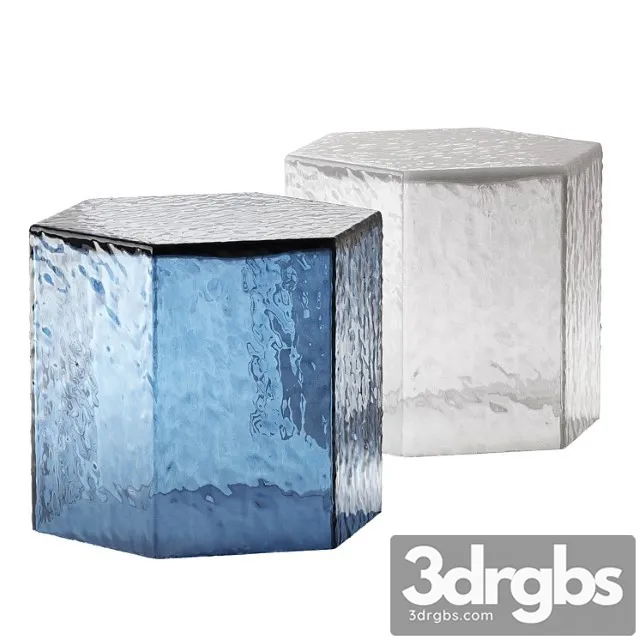 Magazine Table Bottle Side Table 3D Model Free