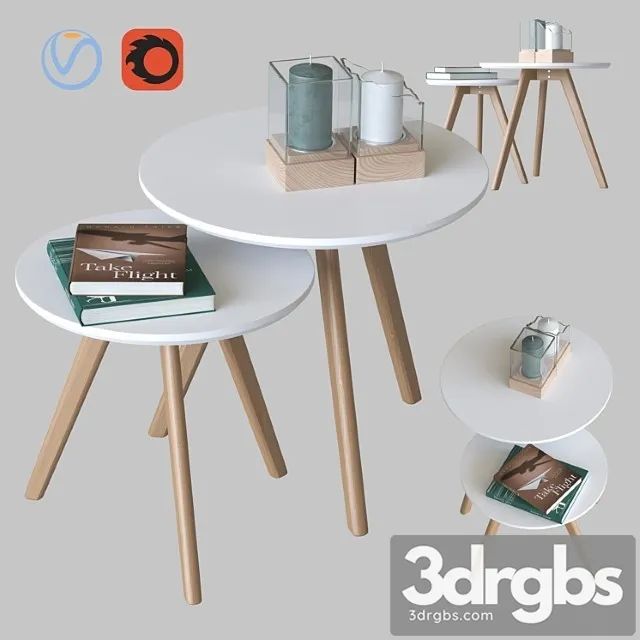 Magazine Tables Signal Milan 3D Model Free