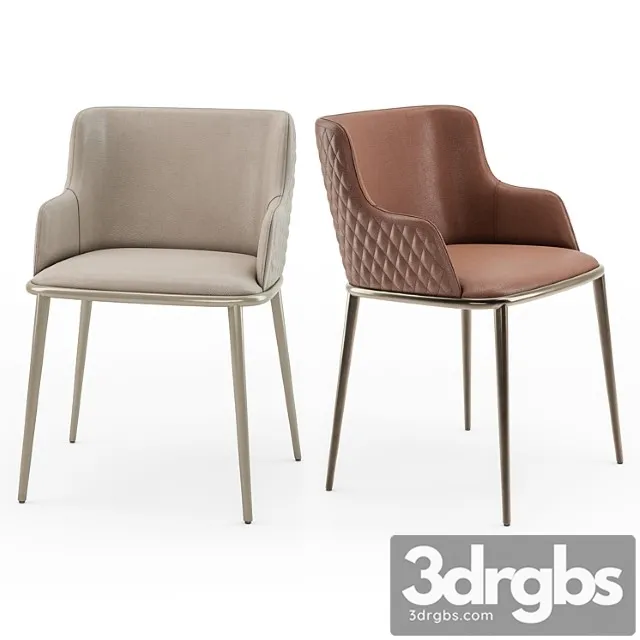 Magda ml couture chair set 2 3D Model Free