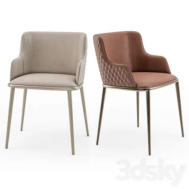 Magda ML couture chair set 3D Model