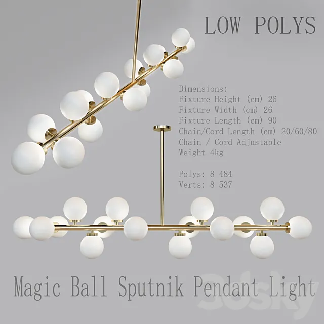 Magic Ball Sputnik Pendant Light Free Download