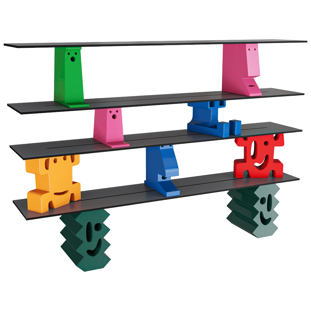 Magis - Shelving system Ladrillos 3D Model