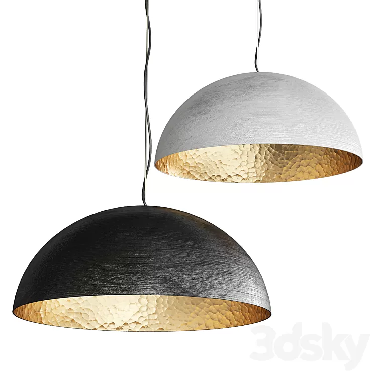 Magma pendant lamp 3D Model