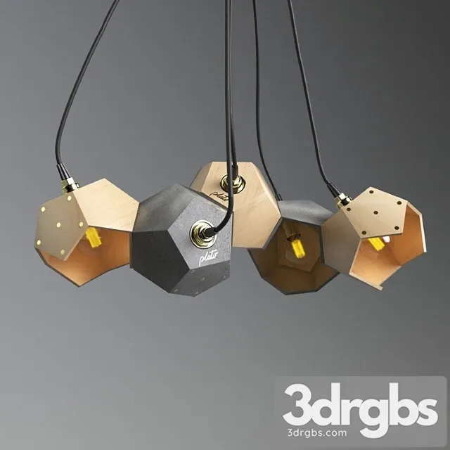 Magnetic modular lamps 3D Model Free