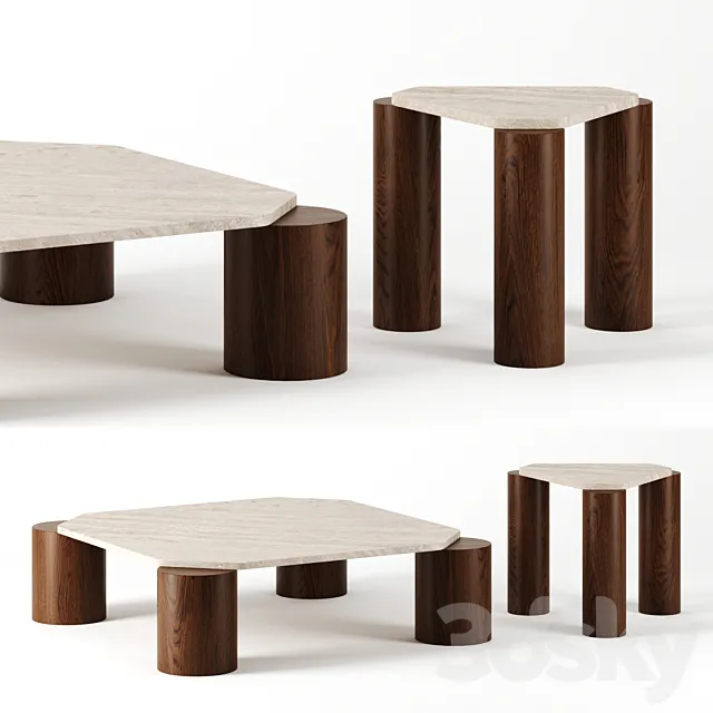 Magnifico tables by Okha 3DModel