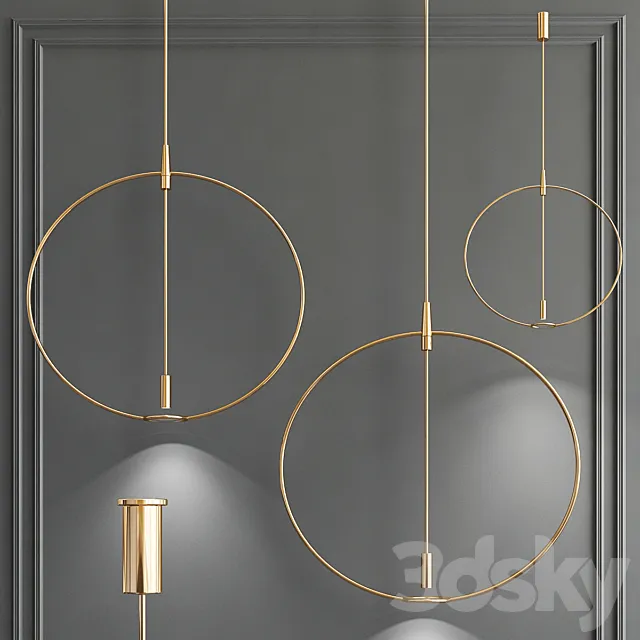 Magnifier Cceiling Lamp 3DModel