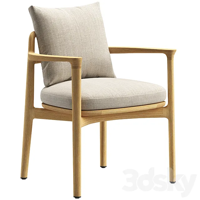 Magnolia Outdoor Chair _ Poliform 3D Model