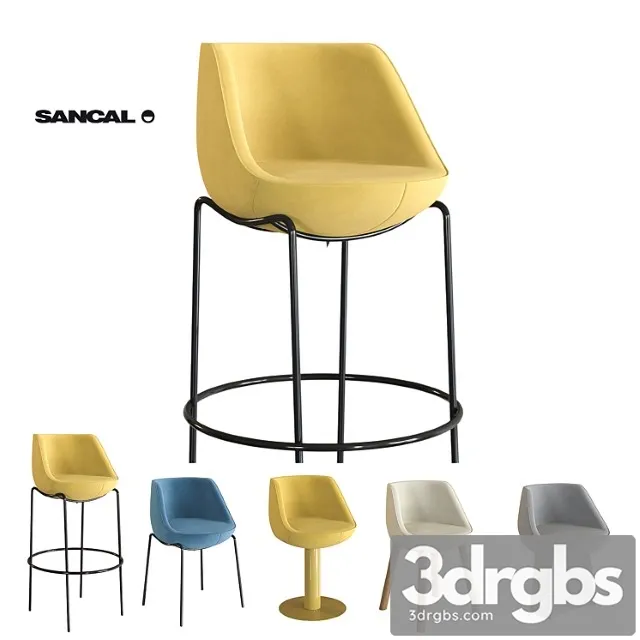 Magnum chair collection 2 3D Model Free