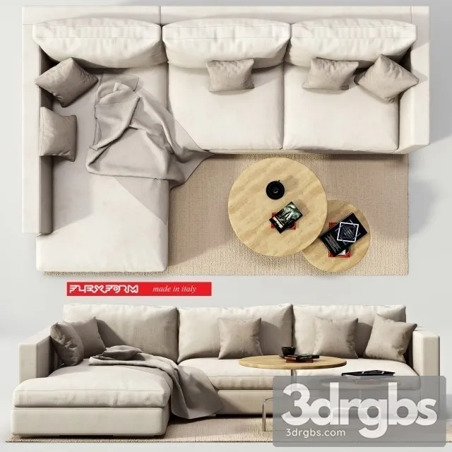 Magnum Sofa 01 3D Model Free