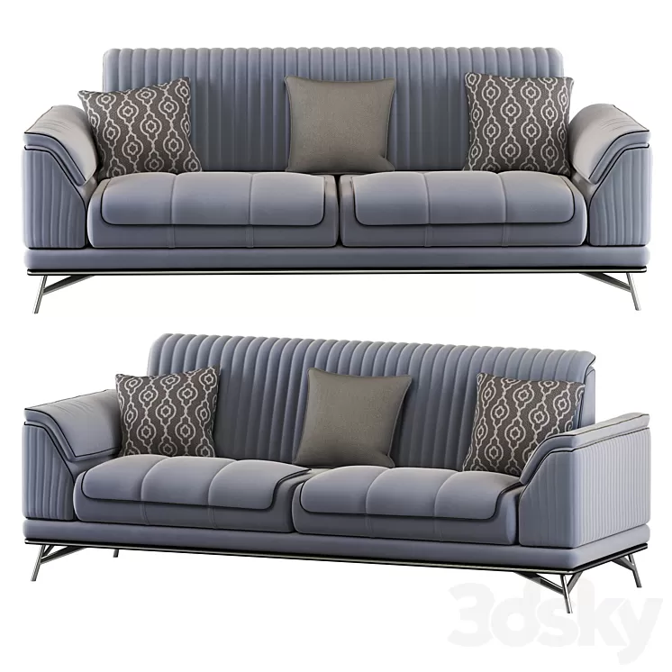 Magnum Sofa Set 3D Model Free