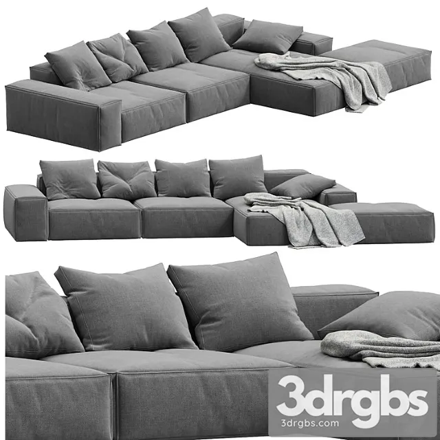 Magri Sofa By Tuo Divano 3D Model Free