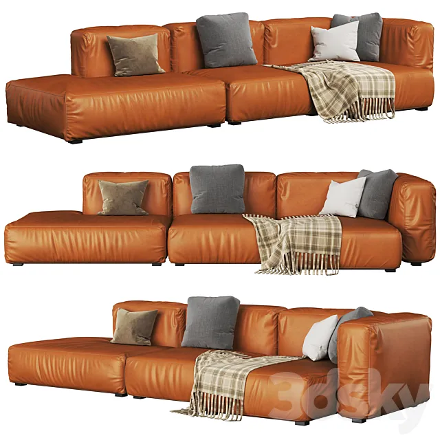 MAGS SOFT 3 SEATER COMBINATION 5 3D Model