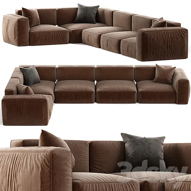 Mags Soft Sofa in leather as seen in Ready Player One Free Download
