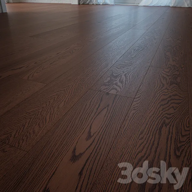 Mahagony Wooden Floor 3DModel