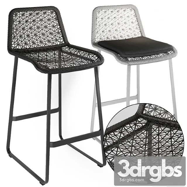 Maia kettal barstool 2 3D Model Free