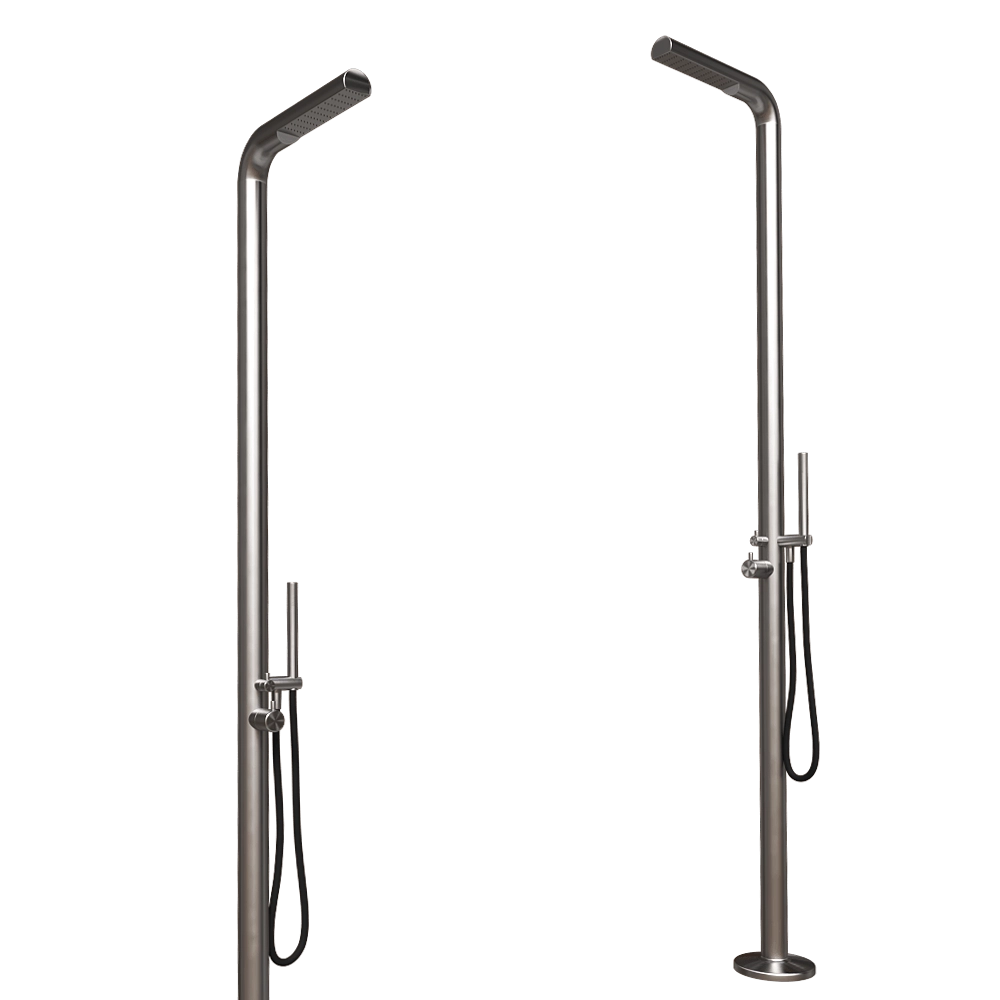 MAIER - Outdoor free standing shower with single-lever mixer 41 515 3D Model