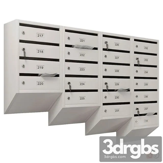 Mailbox 012 3D Model Free