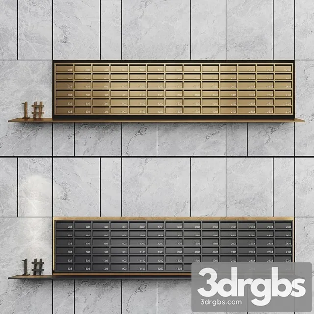 Mailbox In Wall 3D Model Download