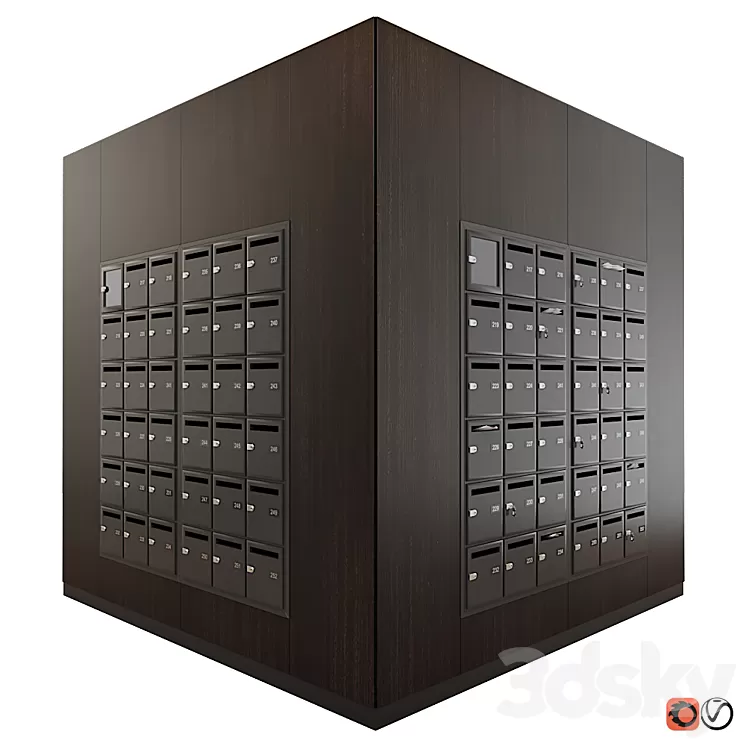 Mailbox_011 3D Model