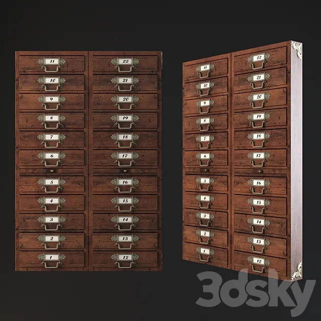 Mailboxes 3D Model
