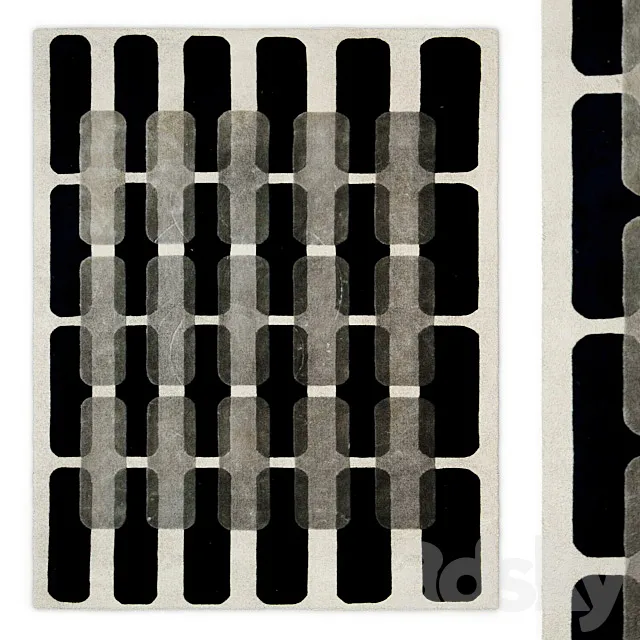 Maillon Rug by Roche Bobois 3D Model