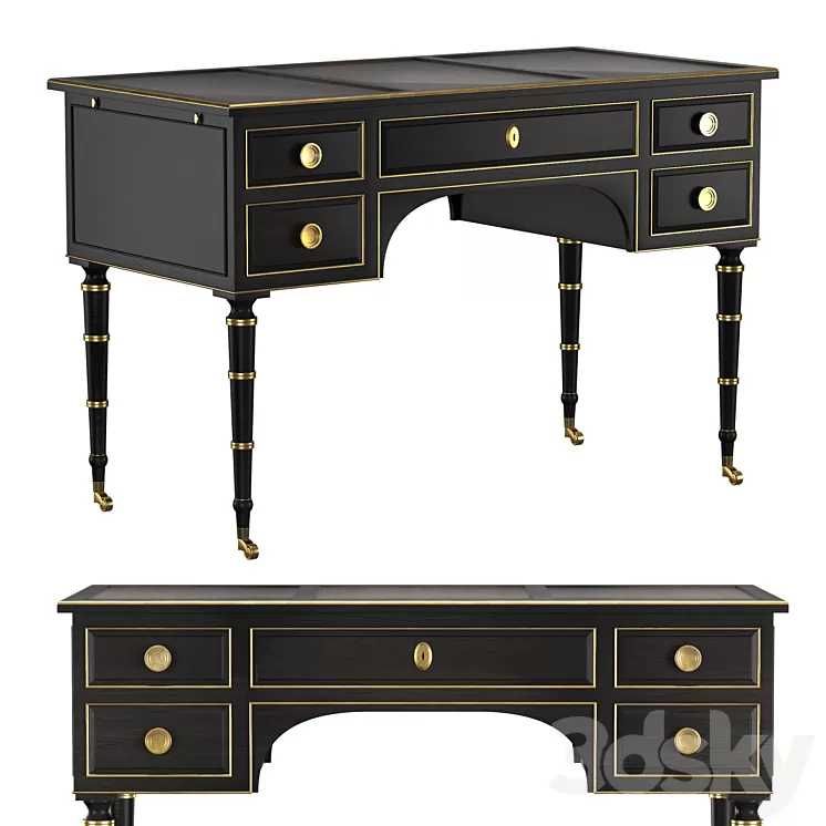 Maison Jansen Bureau Plat - Lawton Mull 3D Model