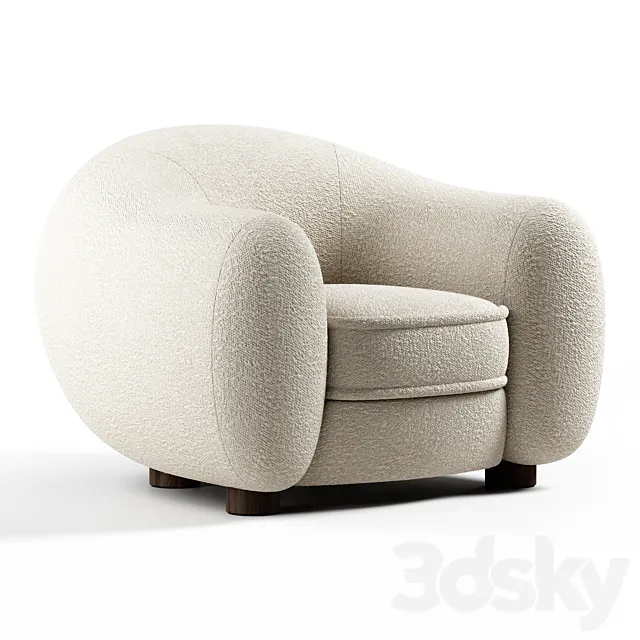 Maison Royere - Polar Bear armchair 3D Model