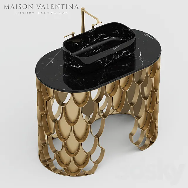 Maison Valentina Koi Single Washbasin Free Download