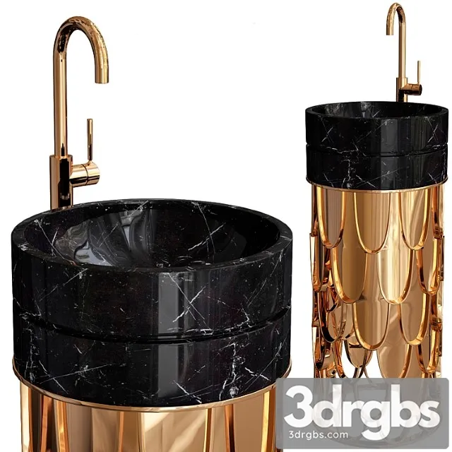 Maison Valentina Luxury Bathrooms Washbasin 2 1 3D Model Free